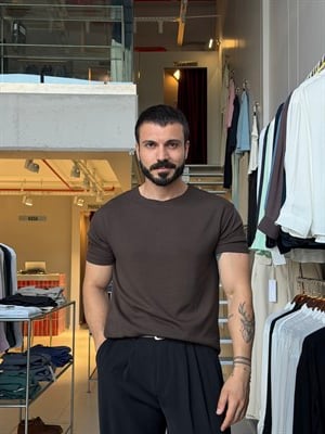 Oris Oysho Modal Kahverengi Tişört