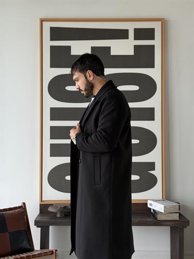 Oxford Kruvaze Siyah Kaban