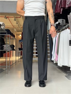 Panthera Siyah Çizgili Baggy Pantolon