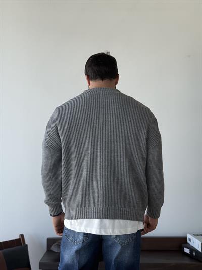 Pisa Grey Örme Triko