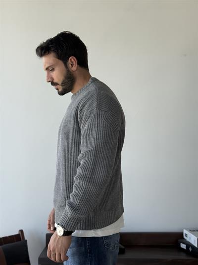 Pisa Grey Örme Triko