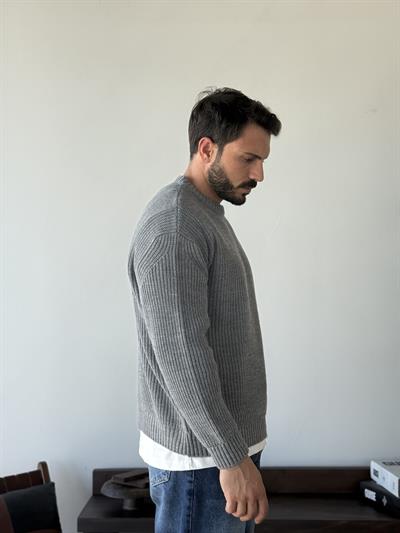 Pisa Grey Örme Triko