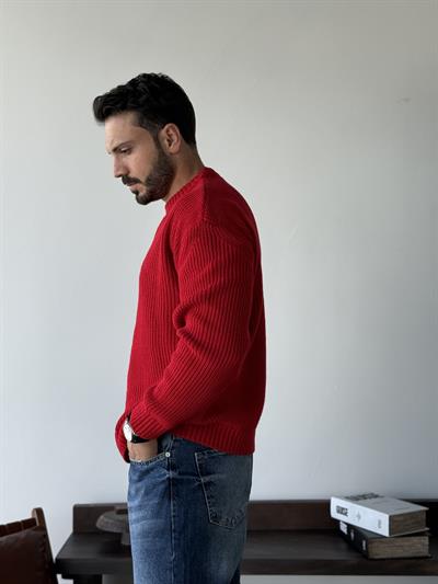 Pisa Kırmızı Örme Triko