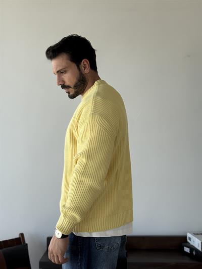 Pisa Sarı Örme Triko