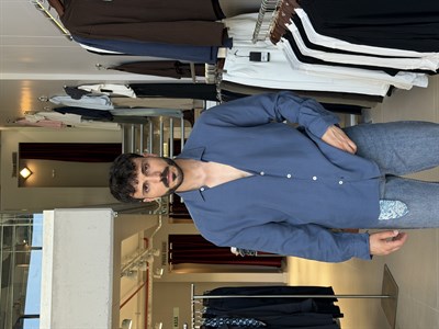 Prime Lyocell Navy Blue Gömlek