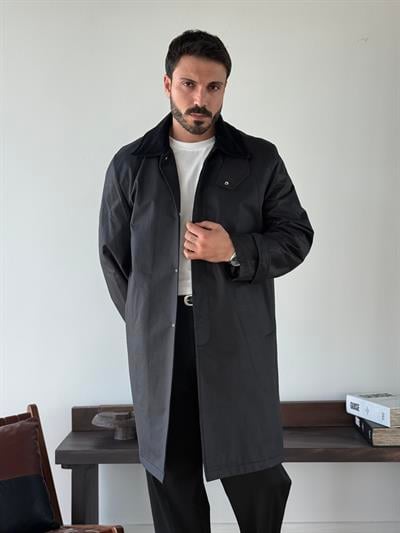 Regent Siyah Trençkot