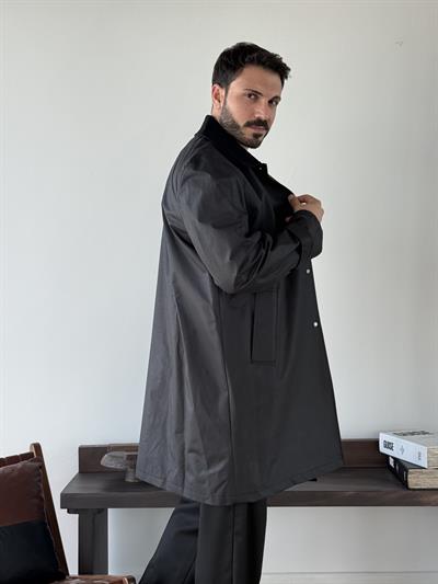 Regent Siyah Trençkot