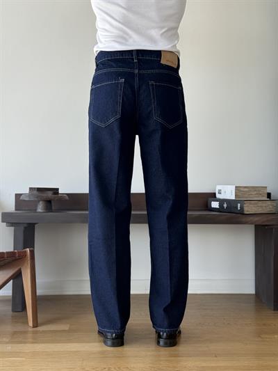 Retro Dark Blue Denim
