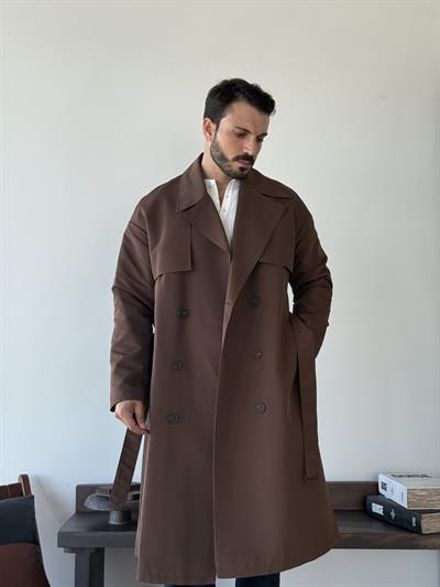 Reynold Su İtici Kahve Trençkot