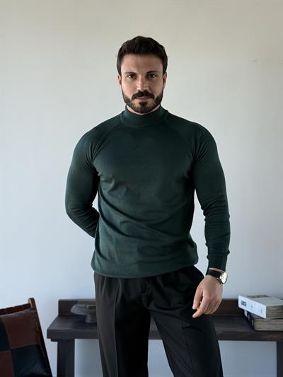 Roberto Tam Balıkçı Zümrüt Triko