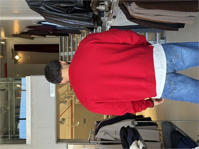 Robin Kırmızı Crop Triko