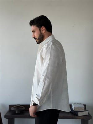 Royal Series Mavi Çizgili Gömlek