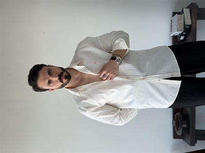 Royal Series Turuncu Çizgili Gömlek