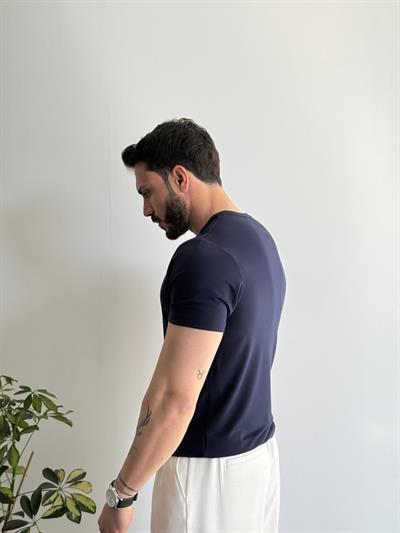Saluzzo Lacivert Tişört