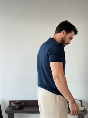 Scallini Basic Lacivert Triko 