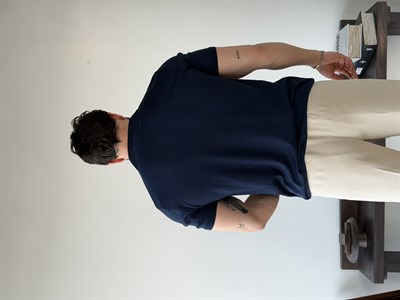 Scallini Polo Yaka Lacivert Triko 