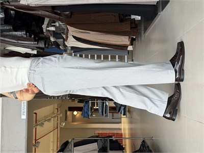 Sedna Gri Duble Kumaş Baggy Pantolon