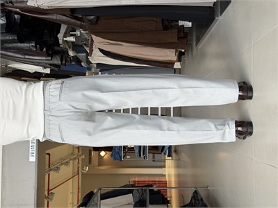 Sedna Gri Duble Kumaş Baggy Pantolon