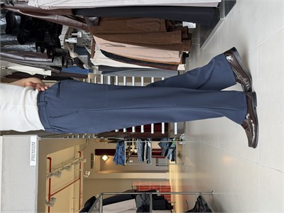 Sedna Lacivert Duble Kumaş Baggy Pantolon