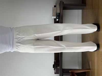Siena Beyaz Baggy Keten Pantolon
