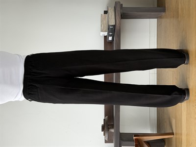 Siena Siyah Baggy Keten Pantolon
