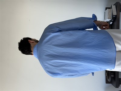 Tiero Oversize Çizgili Mavi Gömlek