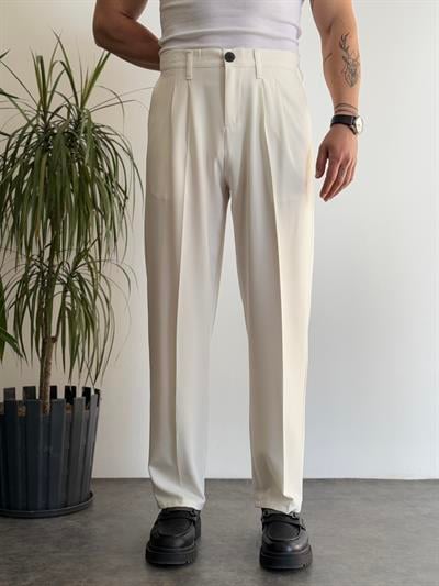 Venüs Beyaz Baggy Pantolon