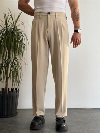 Venüs Dark Bej Baggy Pantolon