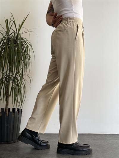 Venüs Dark Bej Baggy Pantolon