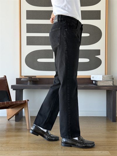 Vintal 80s (841) Siyah Baggy Jean