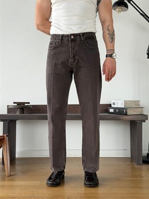 Vintal 80s Kahves  Baggy Jean (893)