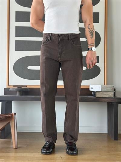 Vintal 80s Brown Baggy Jean