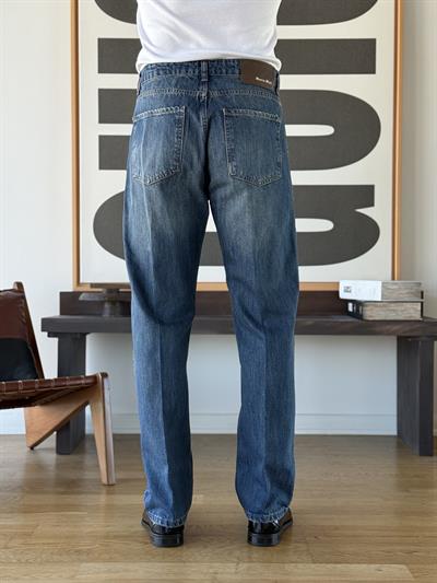 Vintal 80s Baggy Mavi Jean