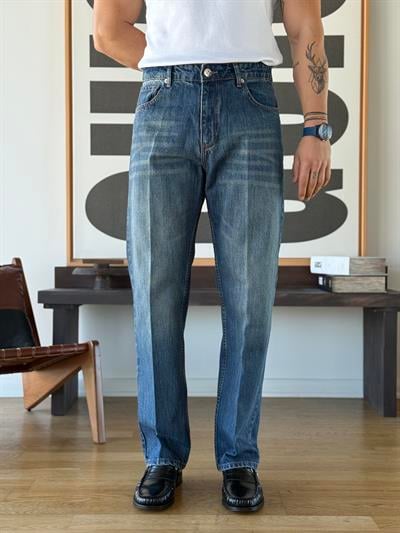 Vintal 80s Baggy Mavi Jean
