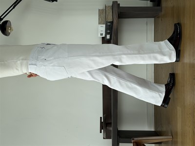 Vintal 80s Optik Beyaz Baggy Jean