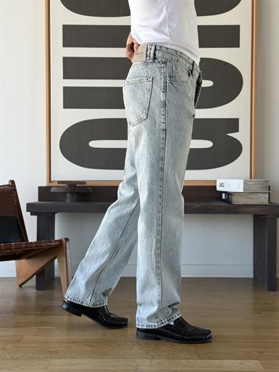 Vintal 80s Ice Blue Baggy Jean
