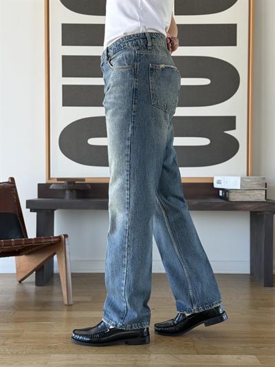 Vintal 80s Mavi Tint Baggy Jean