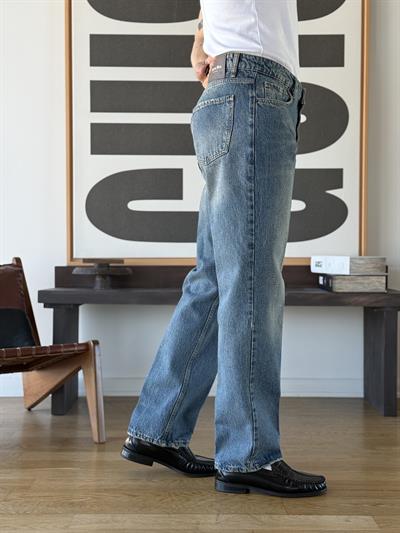 Vintal 80s Mavi Tint Baggy Jean