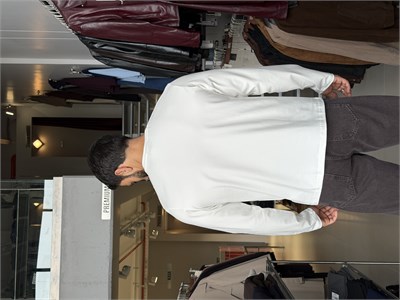 Yasmir Ekru Basic Sweatshirt