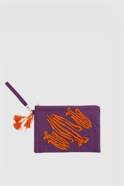 Coral Candy Fashion Clutch