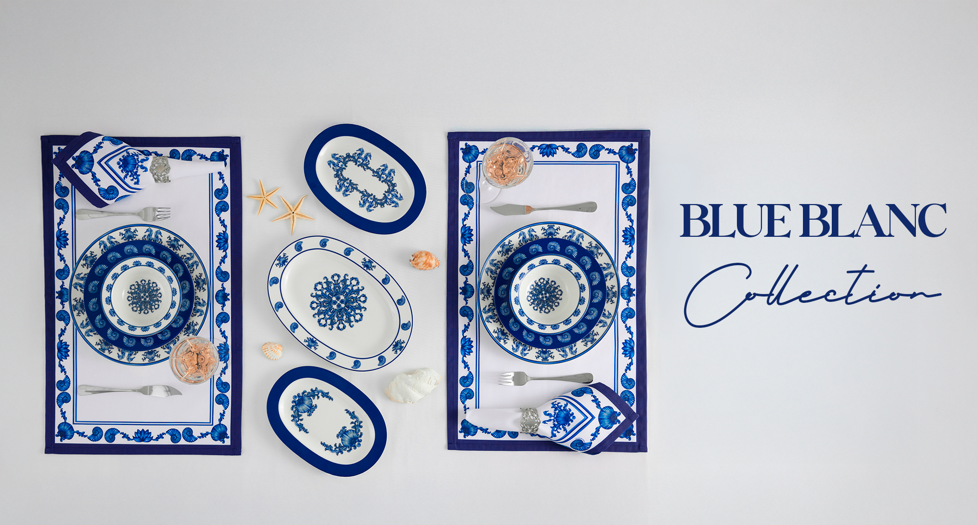 Seamona Blue Blanc Fashion