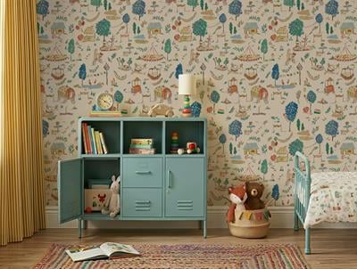 Park Günü Temalı Konsept Bebek & Çocuk Odası Duvar Kağıdı