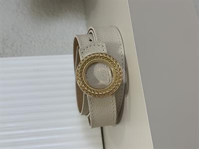 Daire Gold Tokalı Kemer Bej