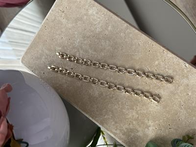 Dikdörtgen Taşlı Geçişli Bileklik Gold