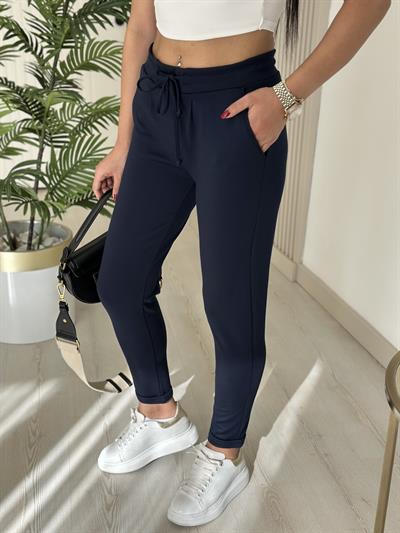 Double Paça Eşofman Altı Lacivert