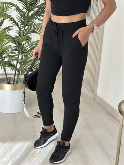 Double Paça Eşofman Altı Siyah