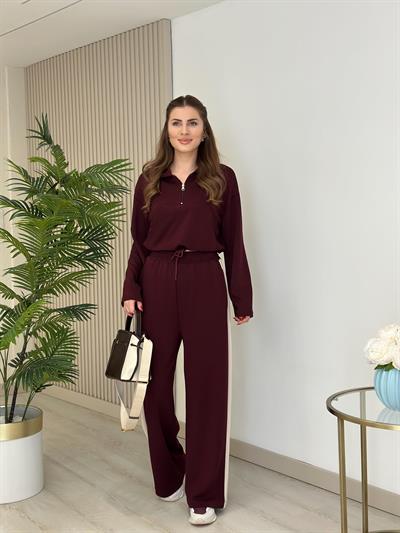 Ellis Modal Kumaş Takım Bordo