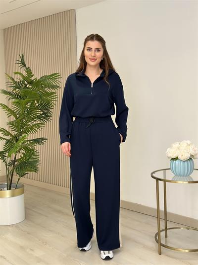 Ellis Modal Kumaş Takım Lacivert