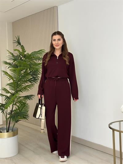 Ellis Modal Kumaş Takım Bordo