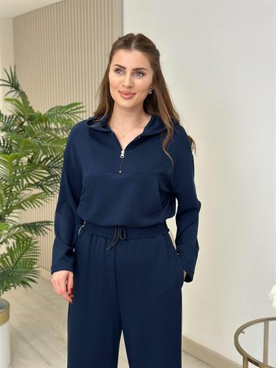 Ellis Modal Kumaş Takım Lacivert